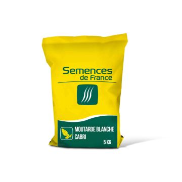 Semis moutarde blanche - sac de 5 kg