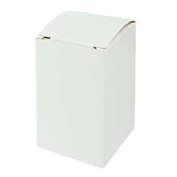 Boîte en carton pour boîte isotherme gelée royale - modèle blanc - 10 g et 25 g