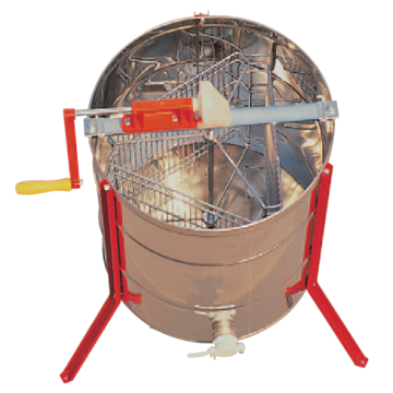Extracteur miel manuel - tangentiel - 6 / 3 cadres Dadant - Moineau