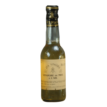 Vinaigre de miel aromatisé à l'ail - 25 cl
