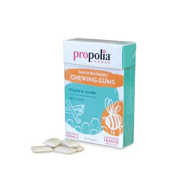 Chewing gums douceur à la propolis et cannelle - Propolia - 27 dragées