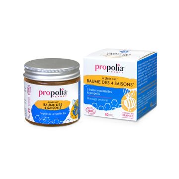 Baume des 4 saisons à la propolis et lavandin bio - Propolia - 60 ml