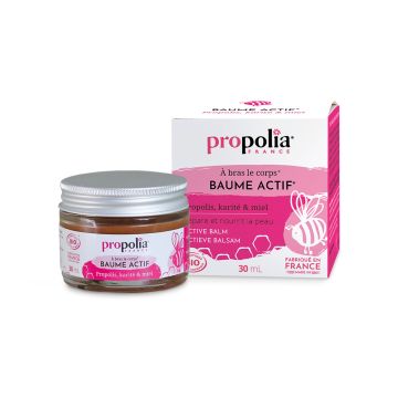 Baume actif bio pour le corps - Propolia - 30 ml