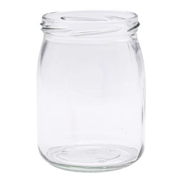 Pot en verre cylindrique 750g (580ml) TO82
