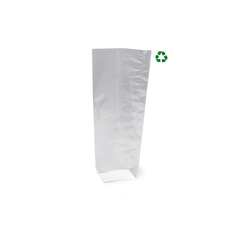 Emballer : 100 sachets transparents recyclable avec fond carton