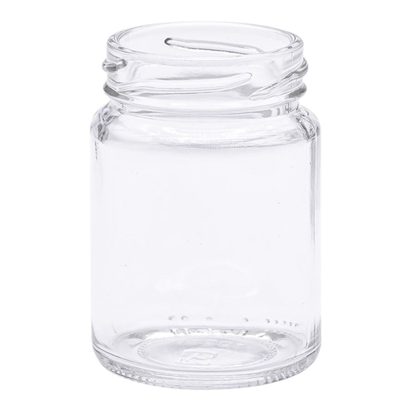Pots en verre : Pot en verre cylindrique 125g (106ml) TO48 - Icko Apiculture