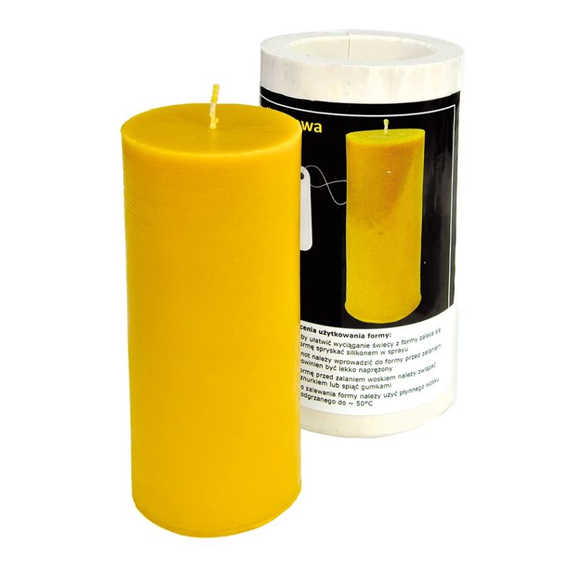 Moules à bougies : Moule à bougie représentant cylindre lisse - grand  modèle - Icko Apiculture