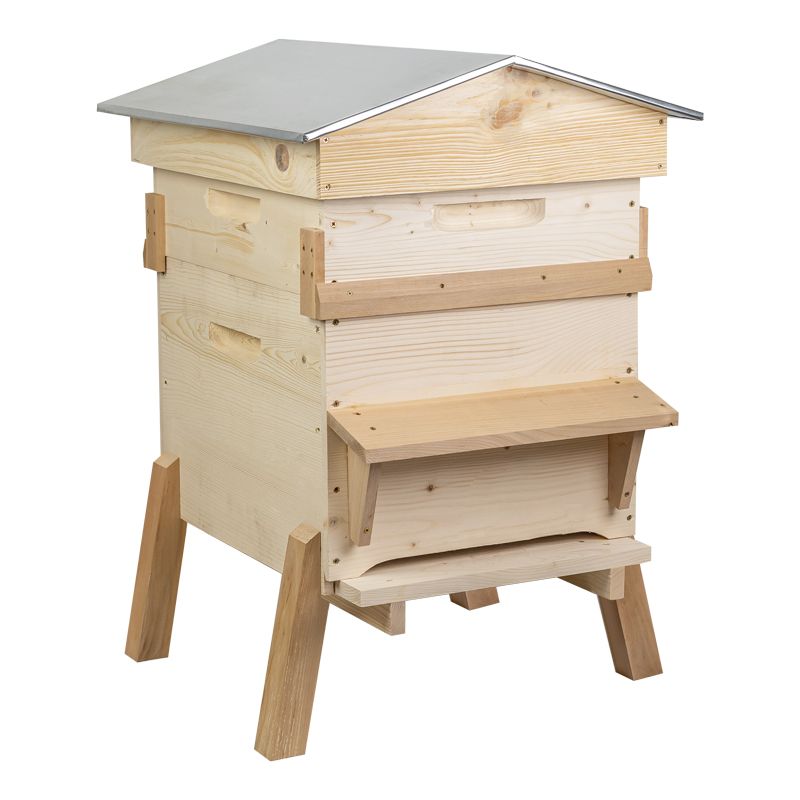 Pour les apiculteurs : Ruche montagne 10 cadres Dadant toit chalet