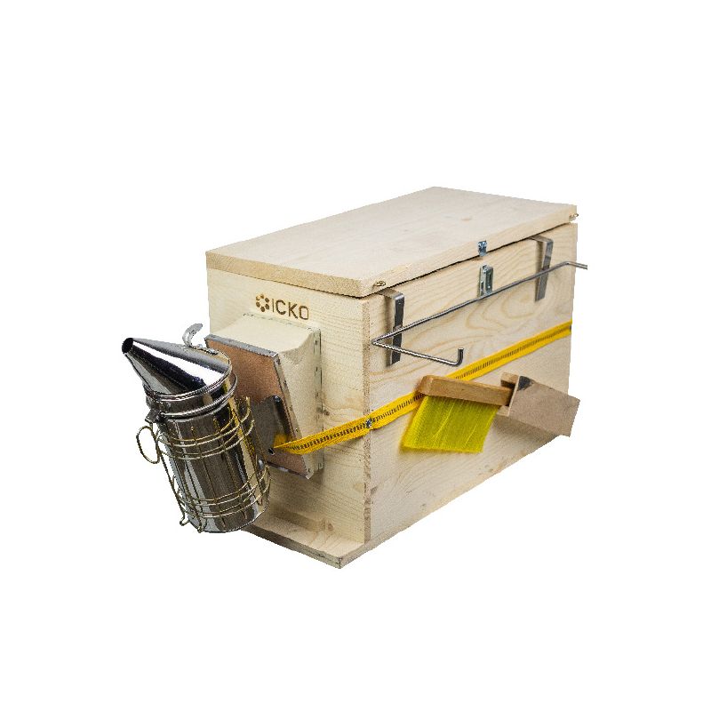 Pour les apiculteurs : Caisse à outils en bois complète - Tool box - Icko  Apiculture