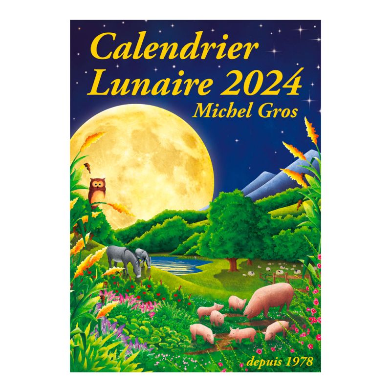 Livres d'apiculture : Livre - Calendrier lunaire 2024 - Icko Apiculture