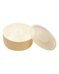 Nourrisseur rond plastique nicot 3,5 kg avec couvercle transparent