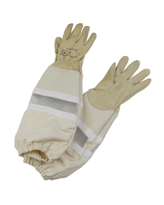 Gants apiculteur en cuir de vachette souple - traitement hydrofuge