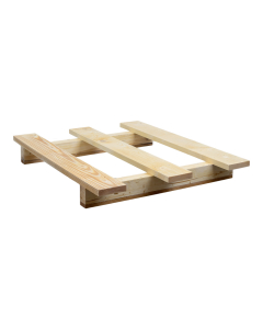 Palette pour 4 ruches en bois paraffiné avec semelle chêne