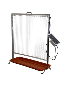 Harpe électrique anti-frelons 60cm avec bac et panneau solaire