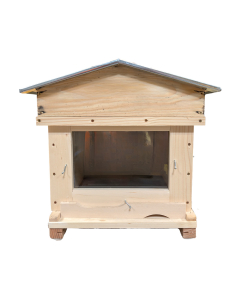 Ruche montagne vitrée Dadant 10 cadres (avec nourrisseur)