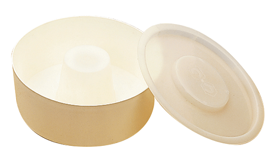 Nourrisseur rond plastique nicot 3,5 kg avec couvercle transparent
