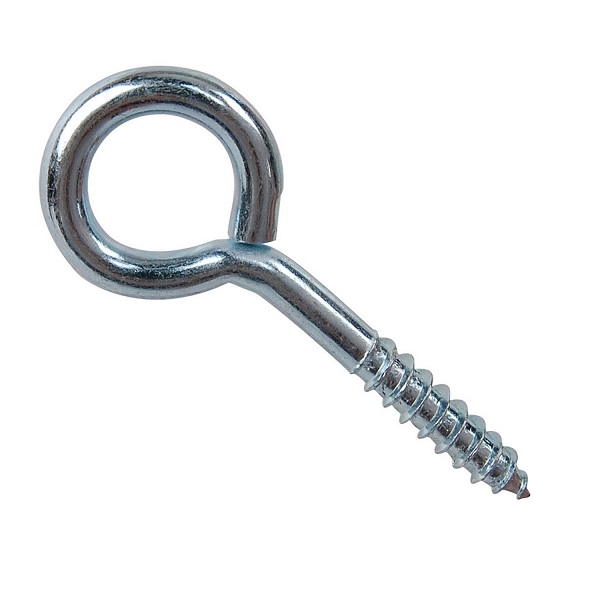 Piton de fixation en acier zingué pour porte de ruche