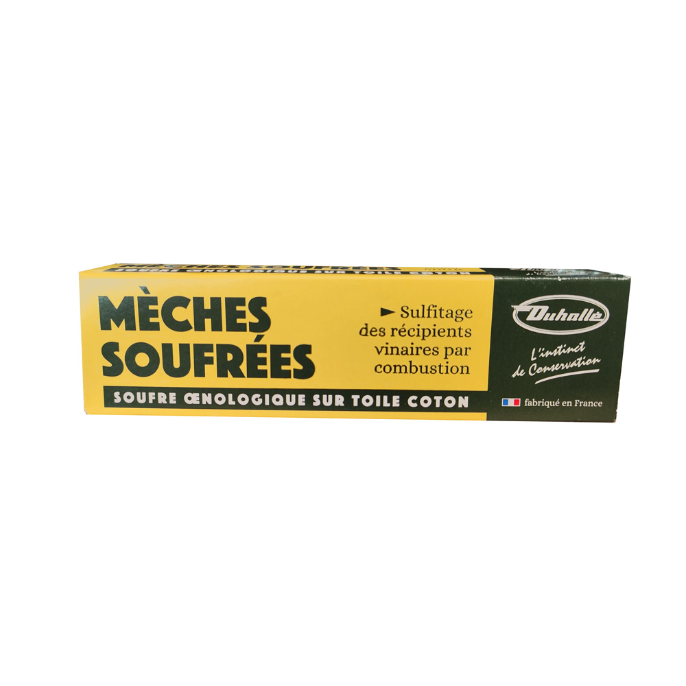 Mèches soufrées pour protection fausse teigne - pack de 12