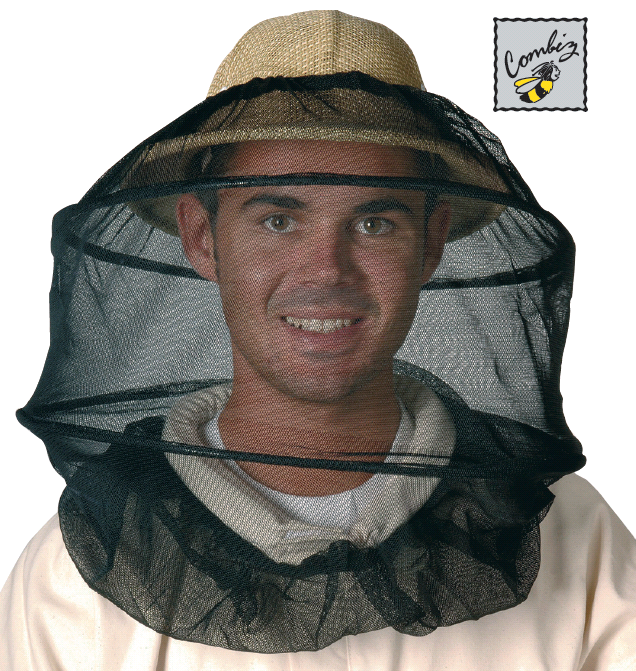 Voile d'apiculteur sans chapeau en nylon - 2 cercles