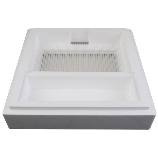 Plateau avec nourrisseur pour nucléi miniplus - polystyrène ventilé