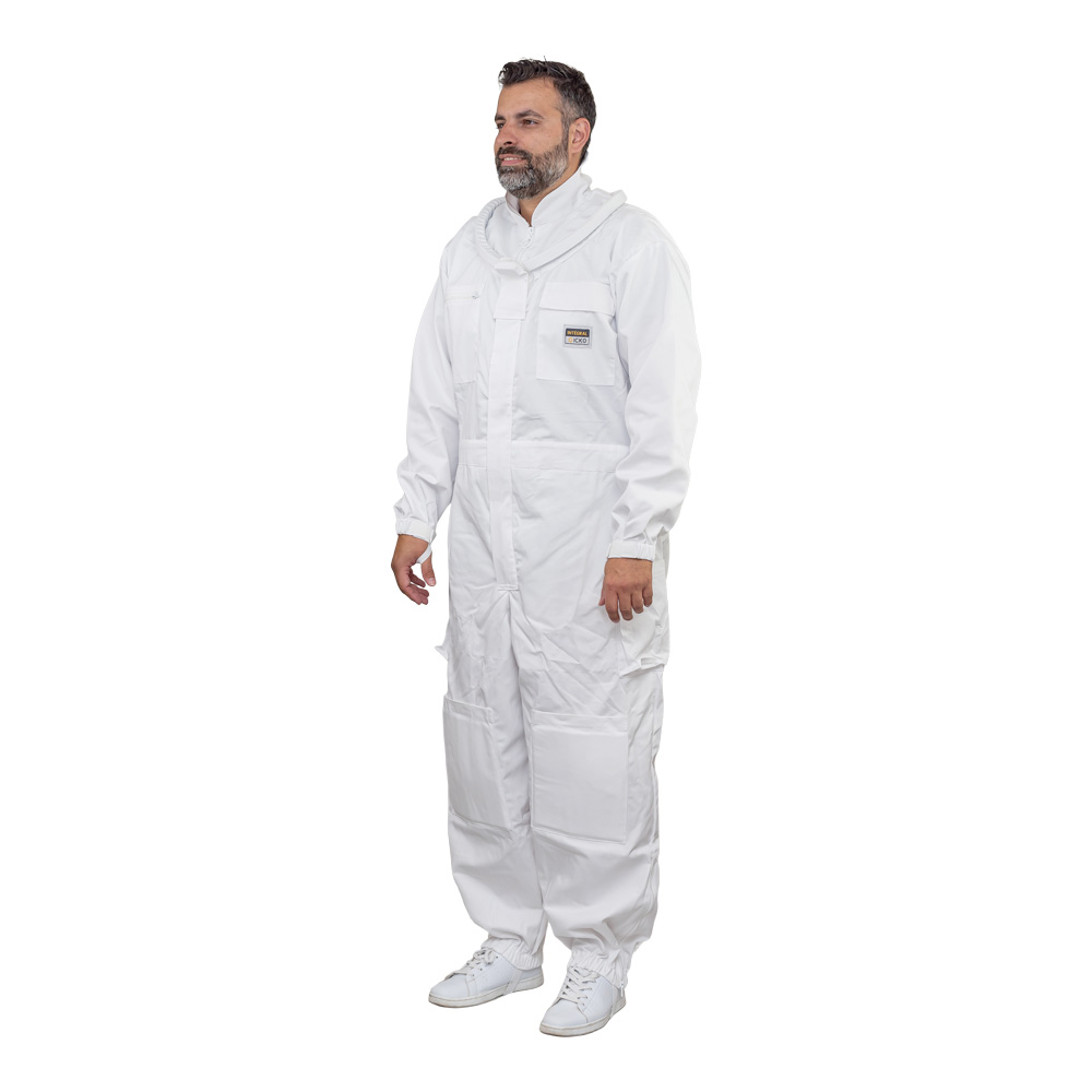 Combinaison Pro en toile forte avec col bourrelet