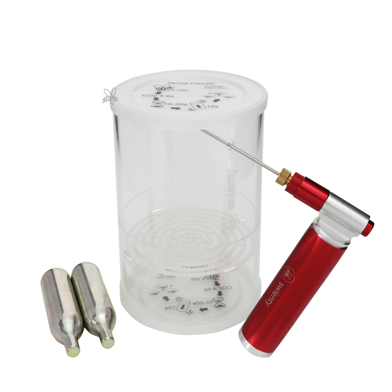 Testeur varroa rapide par CO2