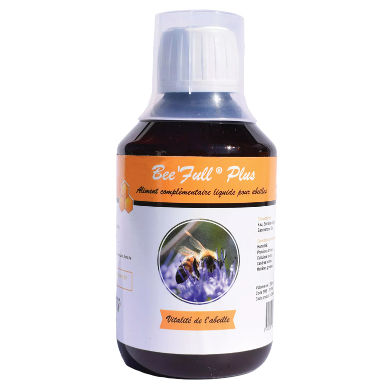 BeeFull Plus  - aliment complémentaire pour abeilles - 1 litre - Nouvelle formule
