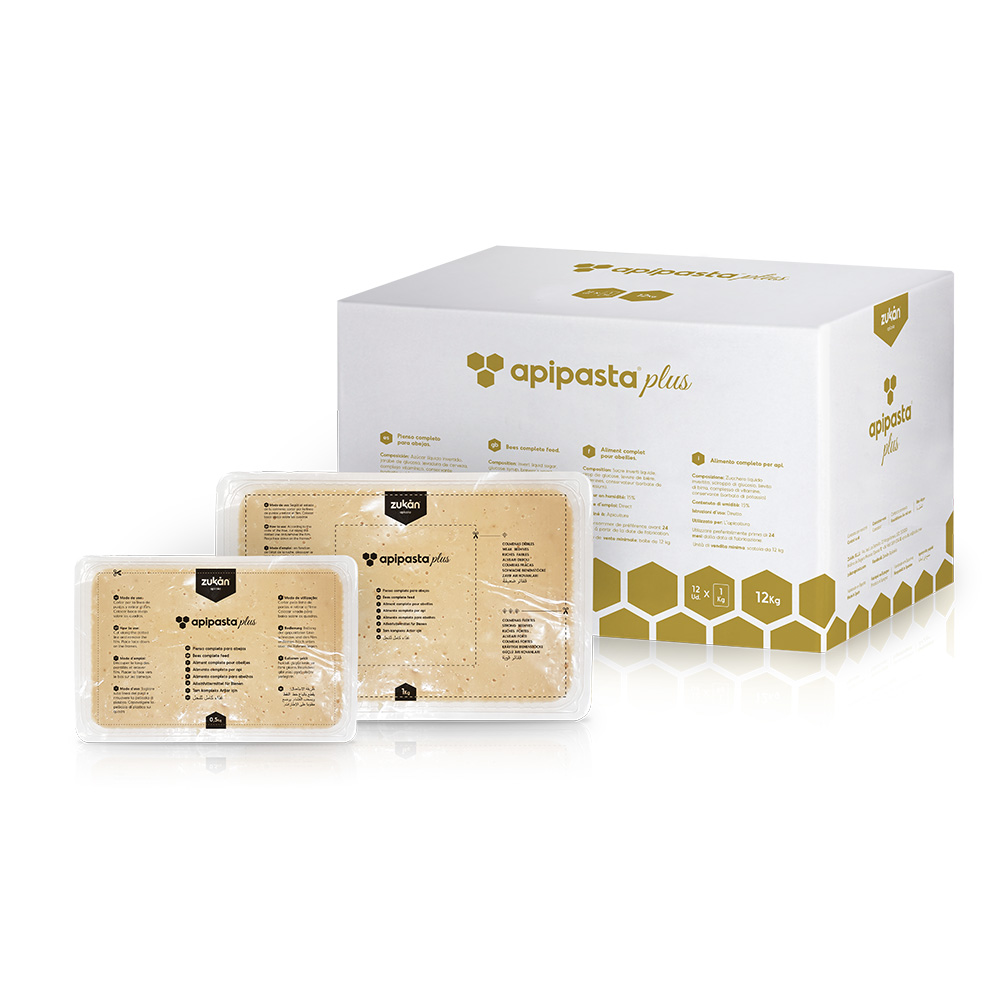Candi protéiné Apipasta Plus Zukàn pour abeilles - barquette 500 g