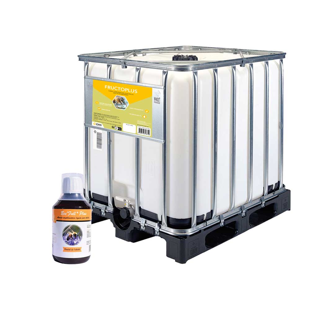 Pack fructoplus 1380kg + beefull plus 1l - nourrissement complet colonies
