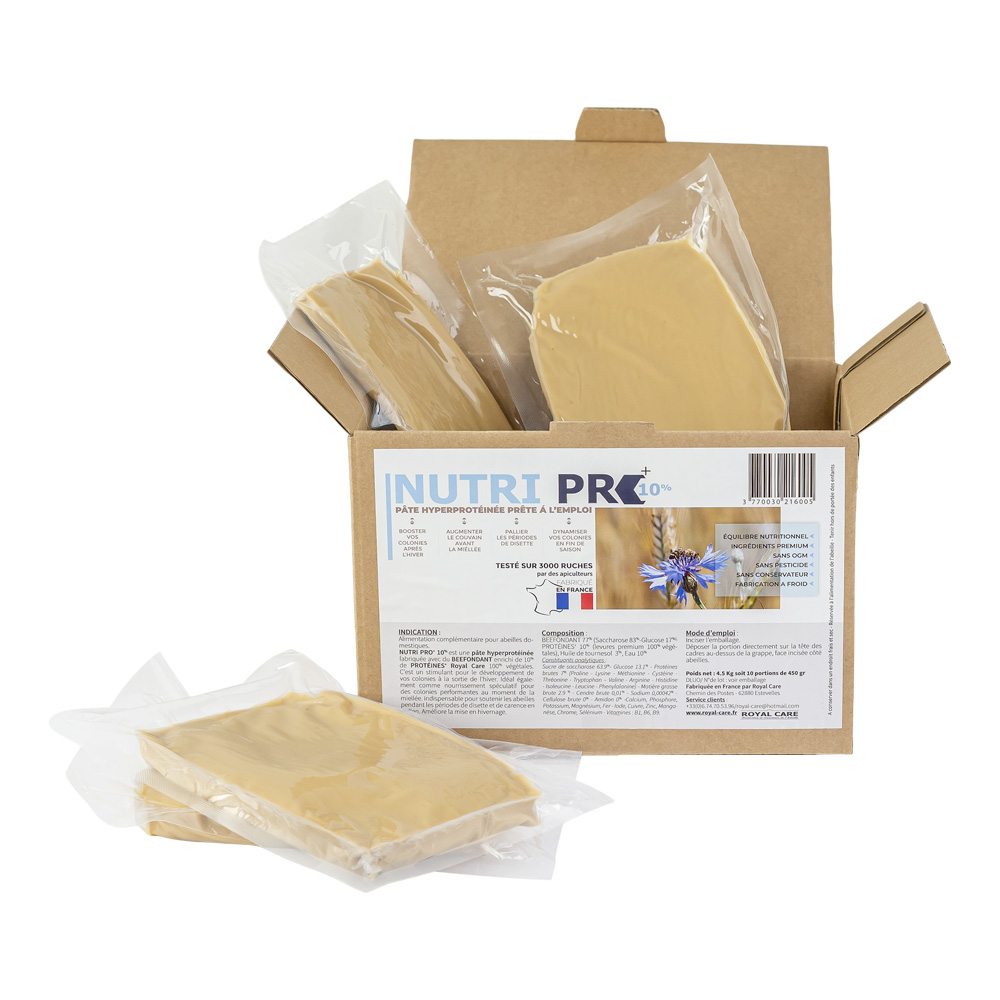 Pattie hyperprotéiné NUTRIPRO 10% de Royal Care - carton de 10 sachet de 450 g
