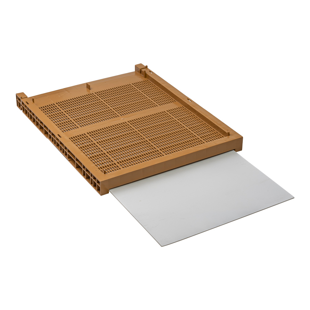 Plaque de fermeture plateau anti-varroa 10 cadres nicot