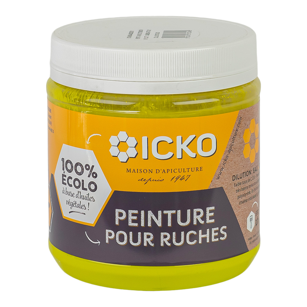 Protection du bois, désinfection des ruches : Peinture ruche anis 1kg ...