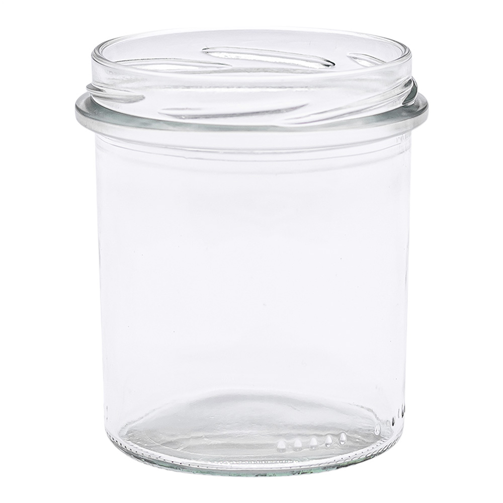 Pot verre : Pot en verre cylindrique 750g (580ml) TO82 - Icko
