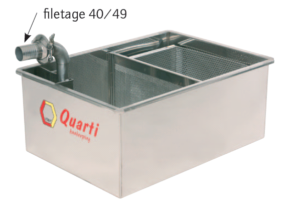 Bac décanteur miel simple cuve - Quarti