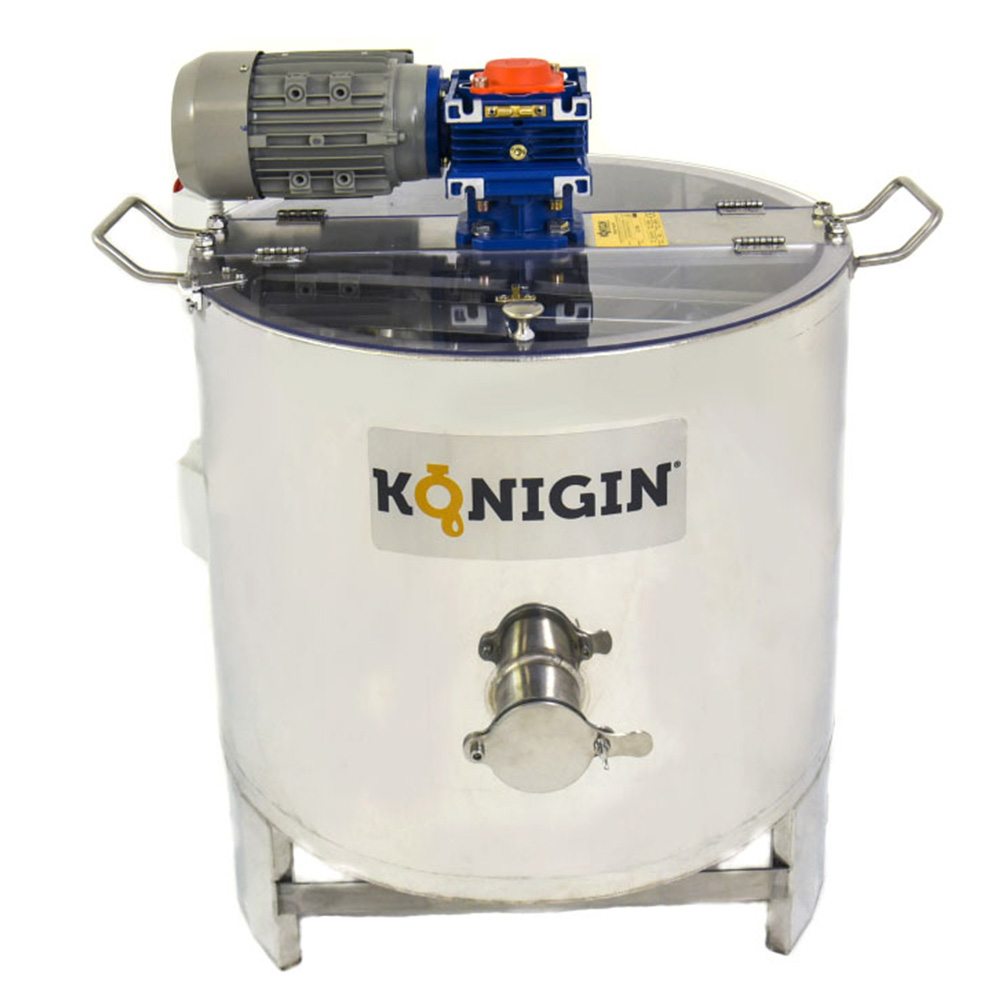 Mélangeur à miel chauffant königin 50l - double paroi inox programmable