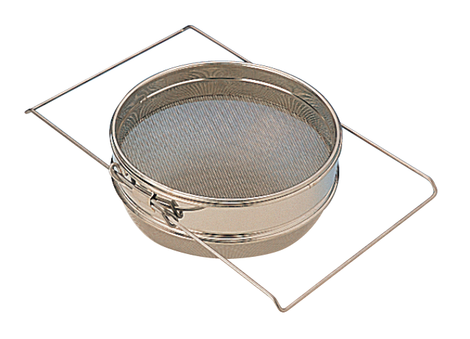 Passoire à miel double filtre inox avec bras extensibles