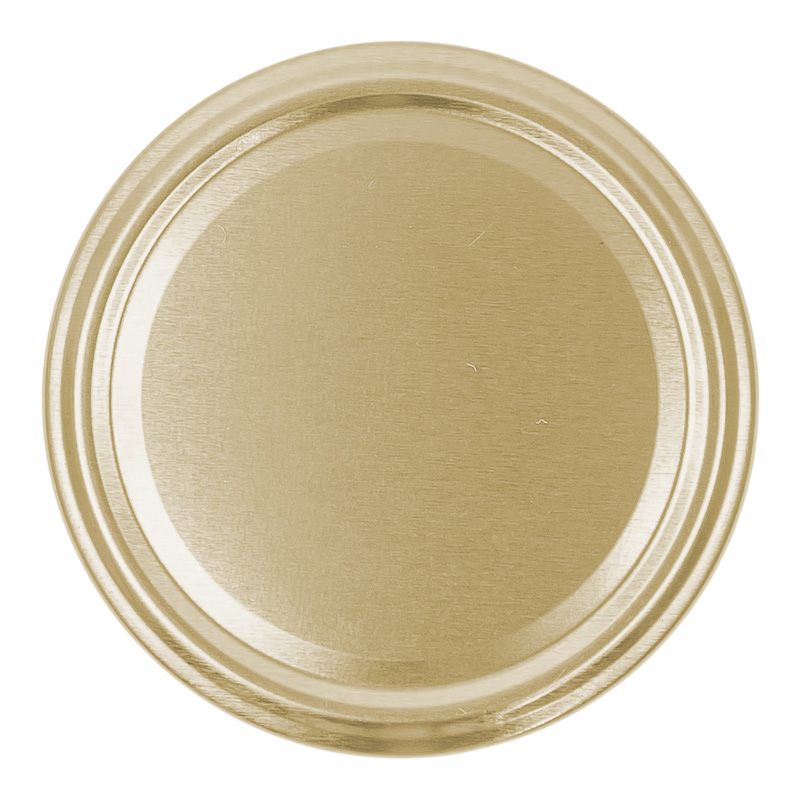 Capsules métalliques pasteurisables TO82 - or - carton de 750