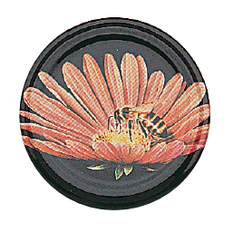 Capsules métalliques pasteurisables TO82 - fleur abeille - carton de 740
