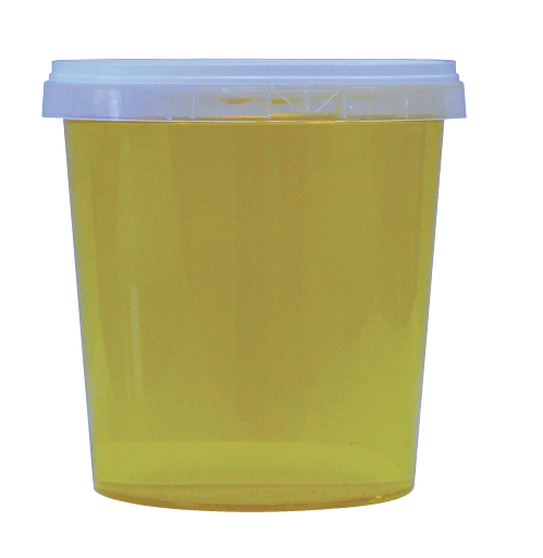 Lot de 300 pots plastique miel 1kg nicot avec couvercle pal transparent