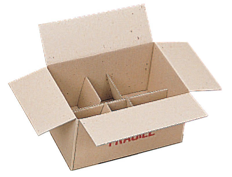 Carton d'emballage pour 6 pots de miel 500g TO63