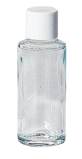 Bouillotte ronde en verre de 15ml bague EURO 4
