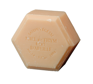 Savon au miel Thym et cire d'abeille - parfum orange - 100g