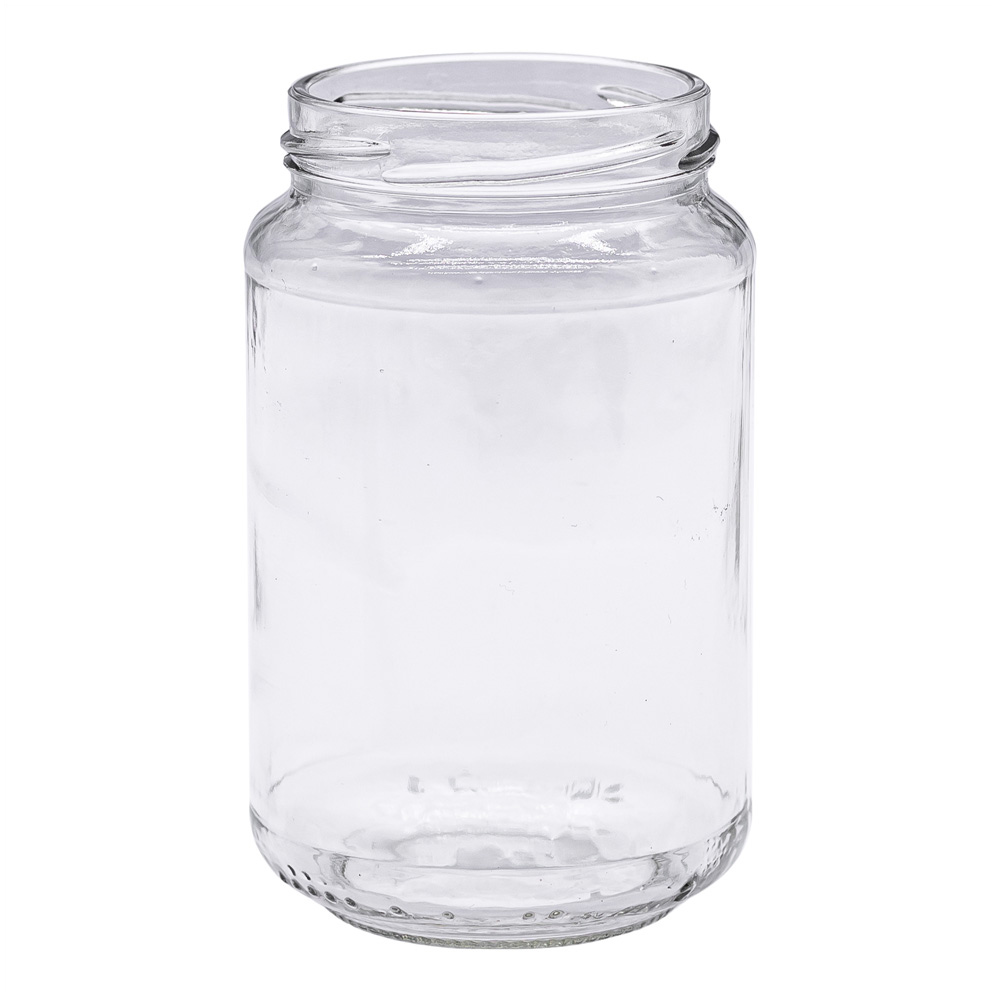 Pots en verre cylindrique 500g (370 ml) TO63