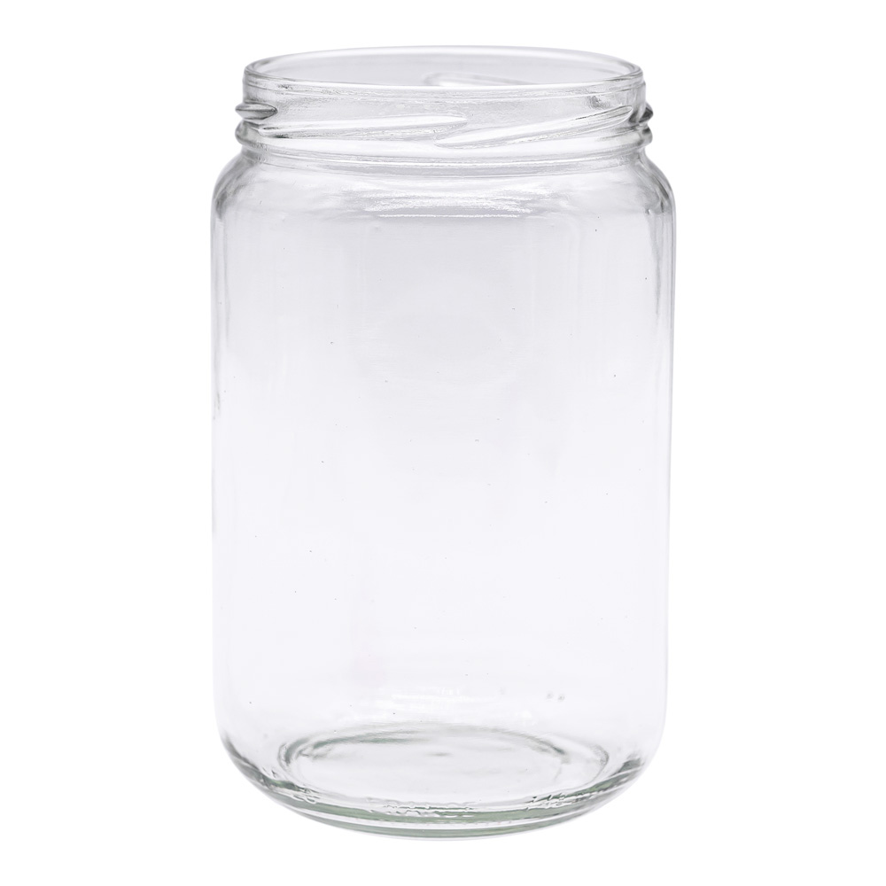 Pot en verre cylindrique 750ml pour miel et confitures to82