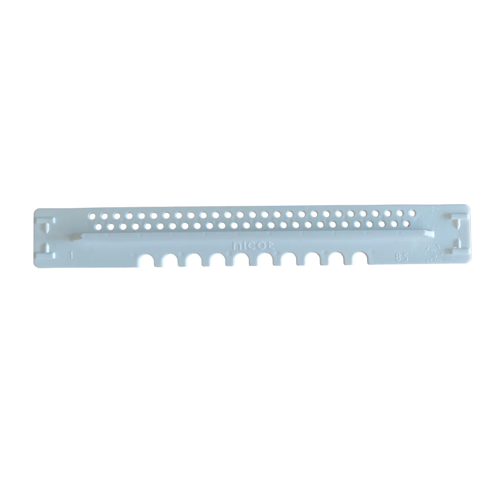Porte d'entrée nicot 8,5 mm pour ruchette 6 cadres - plastique blanc réversible
