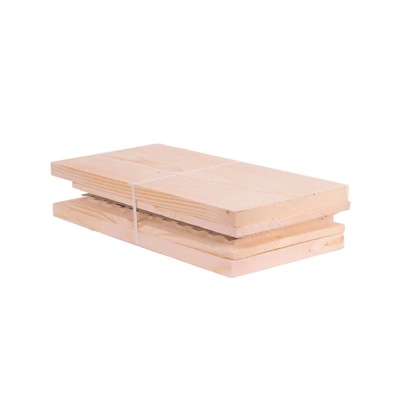 Corps mi-bois langstroth en kit avec crémaillères ruchéco