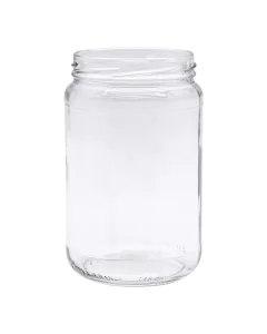 Pot en verre cylindrique 1kg (748ml) TO82