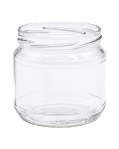 Pot en verre cylindrique 500g - 380ml avec fermeture to82