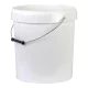 Seau plastique blanc 20kg (16L) sans couvercle