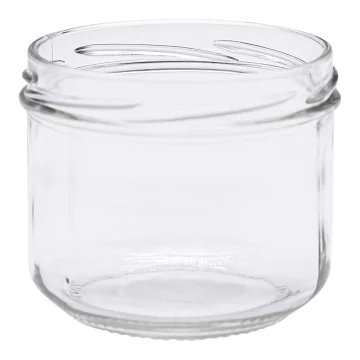 Pot en verre verrine 262 ml avec fermeture to82 pour miel et conserves